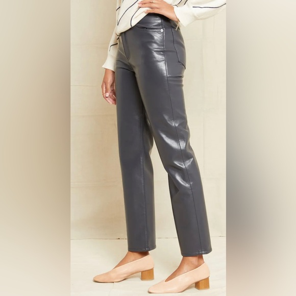 AGOLDE Recycled Leather 90’s Pinch High Rise